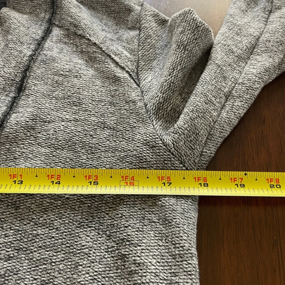 Kuhl Cardigan Sweater Womens Medium Gray Open Front Draped Knit Gorpcore
